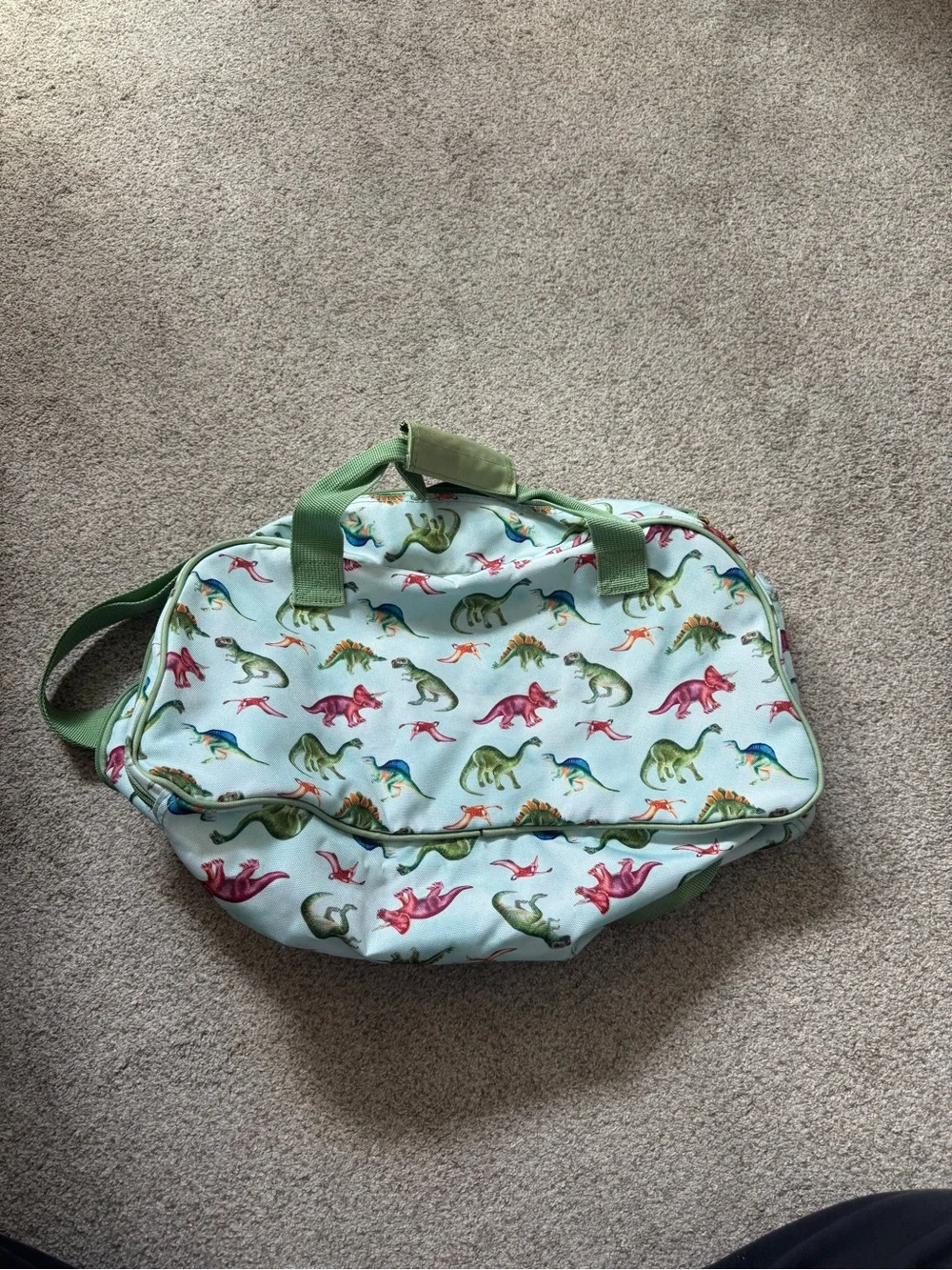 Posh Peanut Kid’s Buddy Dinosaur Duffle Bag